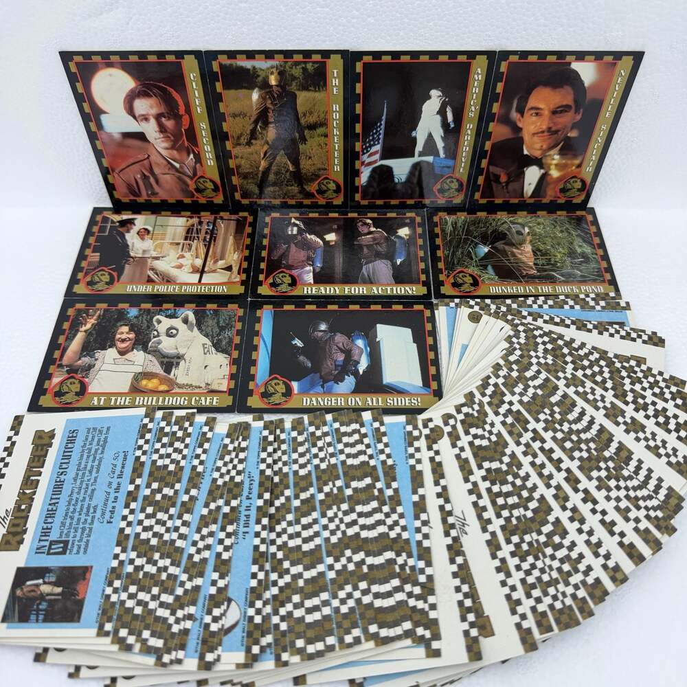 1991 Topps Walt Disney The Rocketeer Trading Card Lot